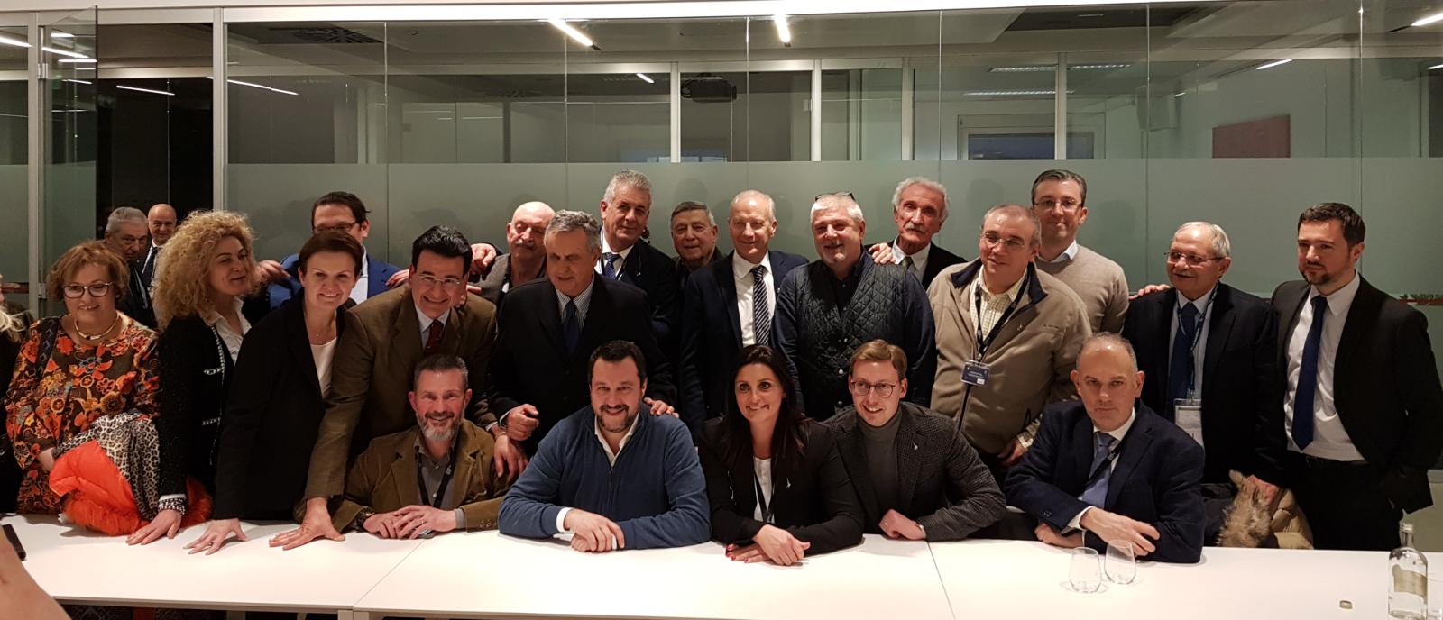Salvini a Hit Show con la cabina di regia del mondo venatorio Salvini a Hit Show con la cabina di regia del mondo venatorio