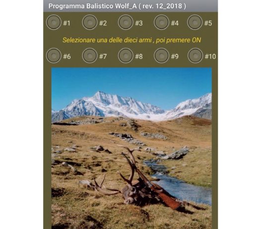 Wolf_A, il software balistico made in Italy Wolf_A software balistico