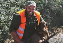 Caccia al cinghiale a singolo caccia al cinghiale
