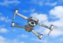 Danni da fauna selvatica: arrivano i droni drone in volo per monitoraggio danni da fauna selvatica