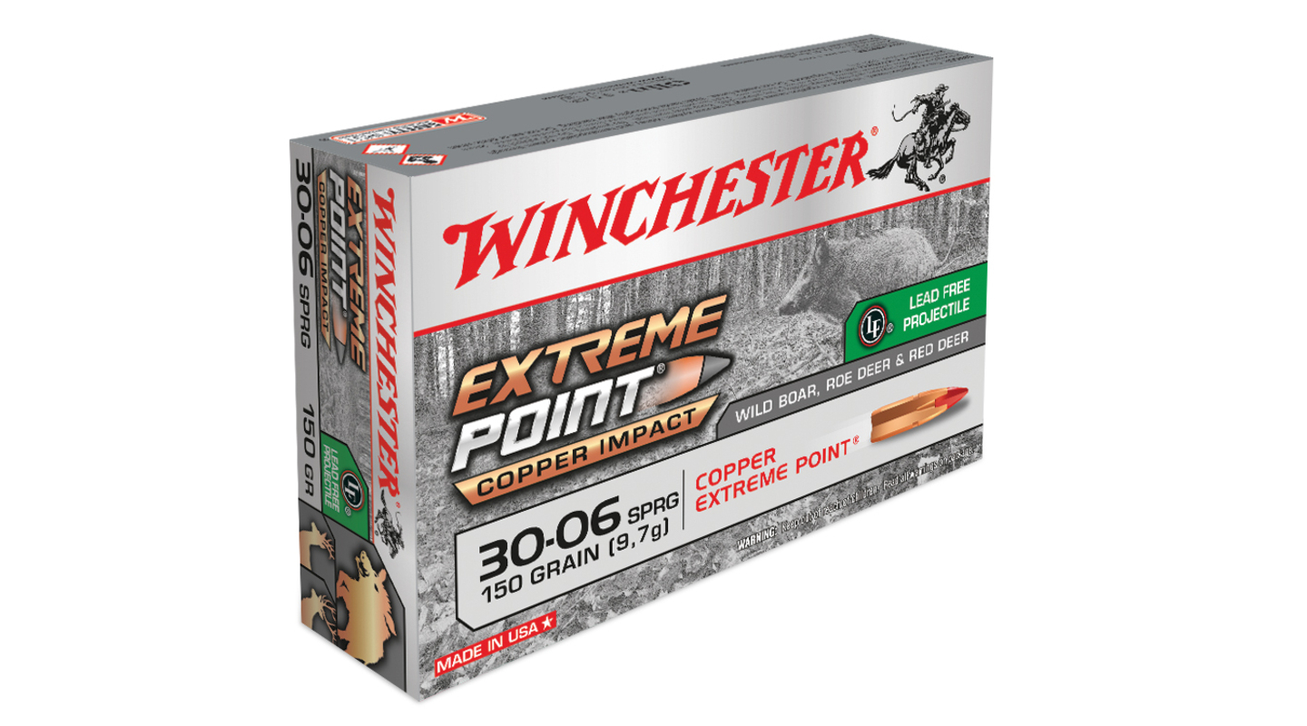 munizione lead free Winchester Extreme Point Copper Impact .30-06 Springfield munizione lead free Winchester Extreme Point Copper Impact .30-06 Springfield
