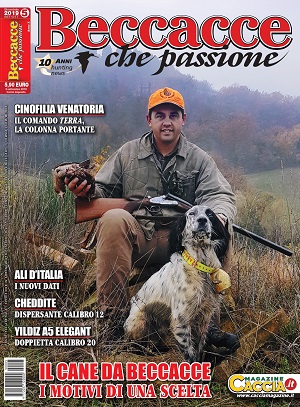 Beccacce che Passione n. 5 settembre-ottobre 2019 Copertina luglio-agosto 2019