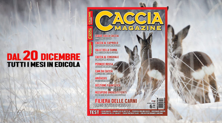 primo numero di caccia magazine gennaio 2020
