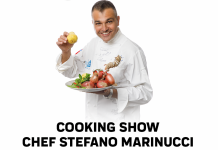 Eos ’22: cooking show con lo chef Stefano Marinucci allo stand di Caccia Magazine chef Stefano Marinucci