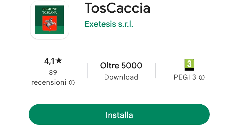 Tesserino venatorio digitale in Toscana, le indicazioni Tesserino venatorio digitale in Toscana, le indicazioni