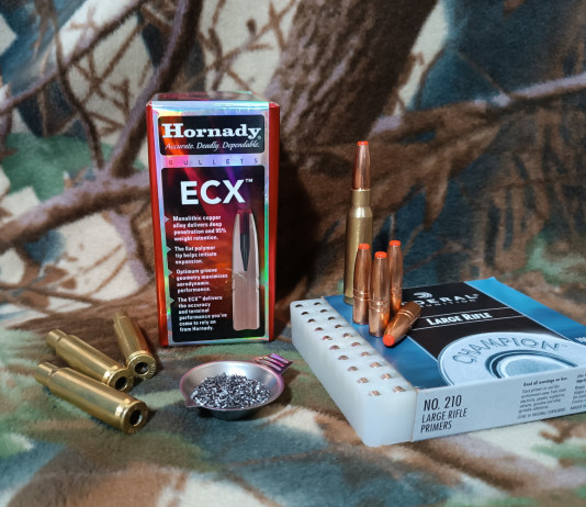 Ricarica .308 Winchester con palla monolitica Hornady Ecx 165 grani: il test Ricarica .308 Winchester con palla monolitica Hornady Ecx di 165 grani test