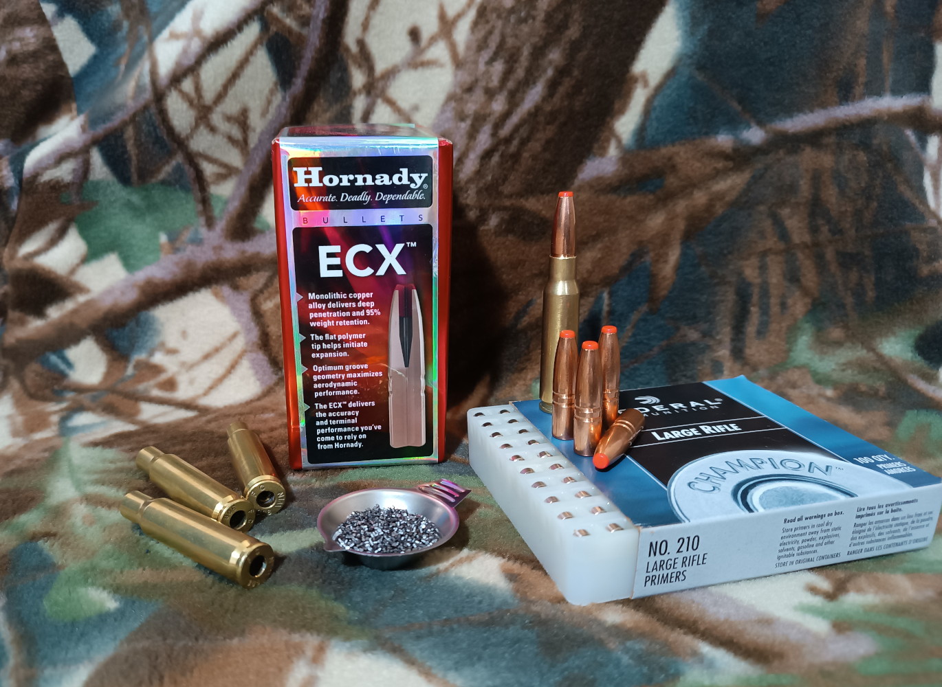 Ricarica .308 Winchester con palla monolitica Hornady Ecx di 165 grani test Ricarica .308 Winchester con palla monolitica Hornady Ecx di 165 grani test