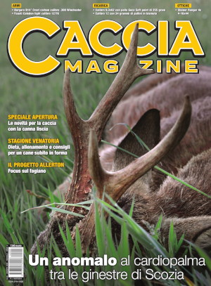 copertina Caccia Magazine agosto 2024: capriolo anomalo