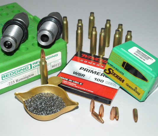 Ricarica .223 Remington con palla Sierra GameKing Hpbt di 55 grani: il test Ricarica calibro .223 Remington con palla Sierra GameKing Hpbt di 55 grani il test