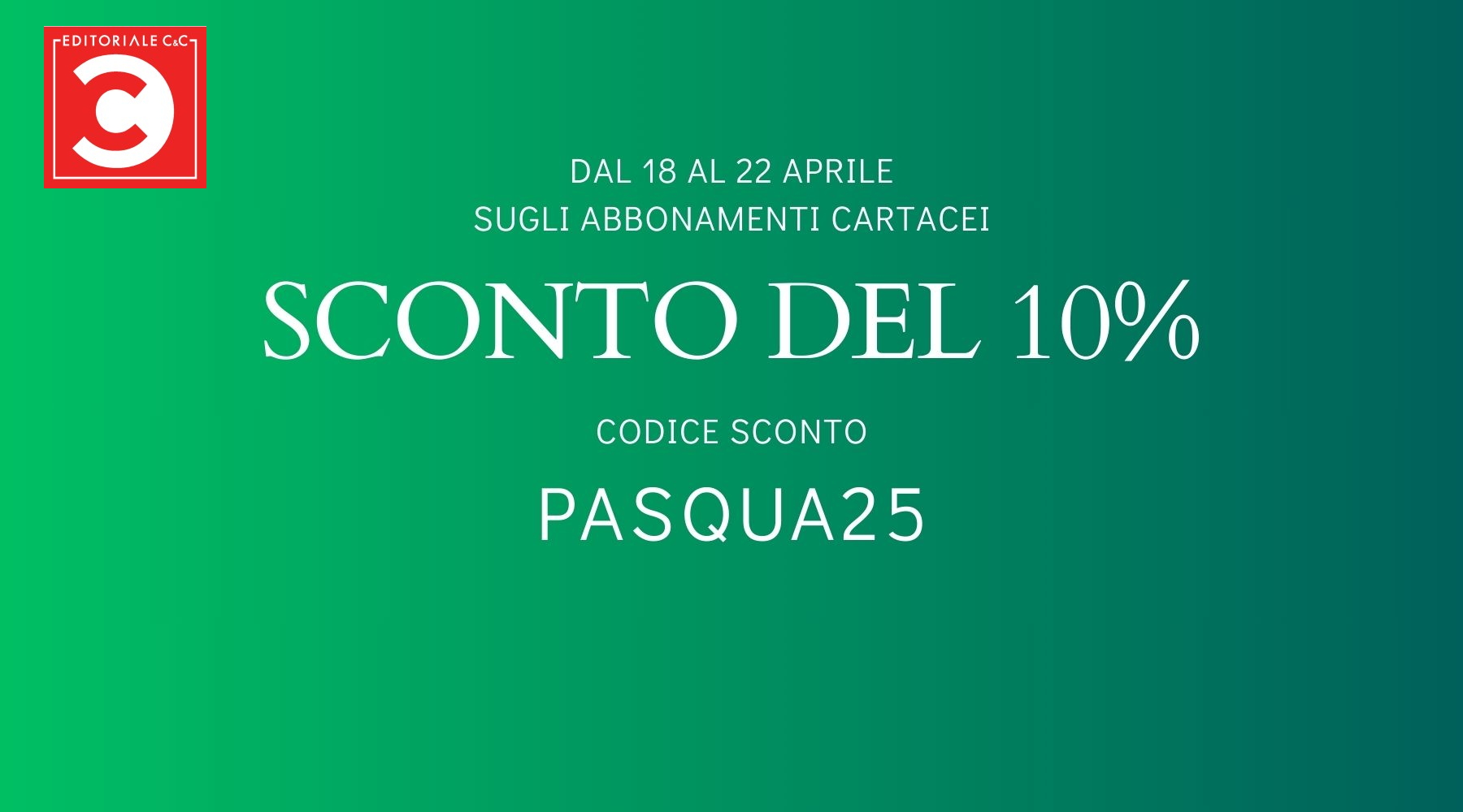 Sconto del 10% su abbonamento cartaceo a Caccia Magazine e Beccacce che Passione Sconto del 10% su abbonamento cartaceo a Caccia Magazine e Beccacce che Passione
